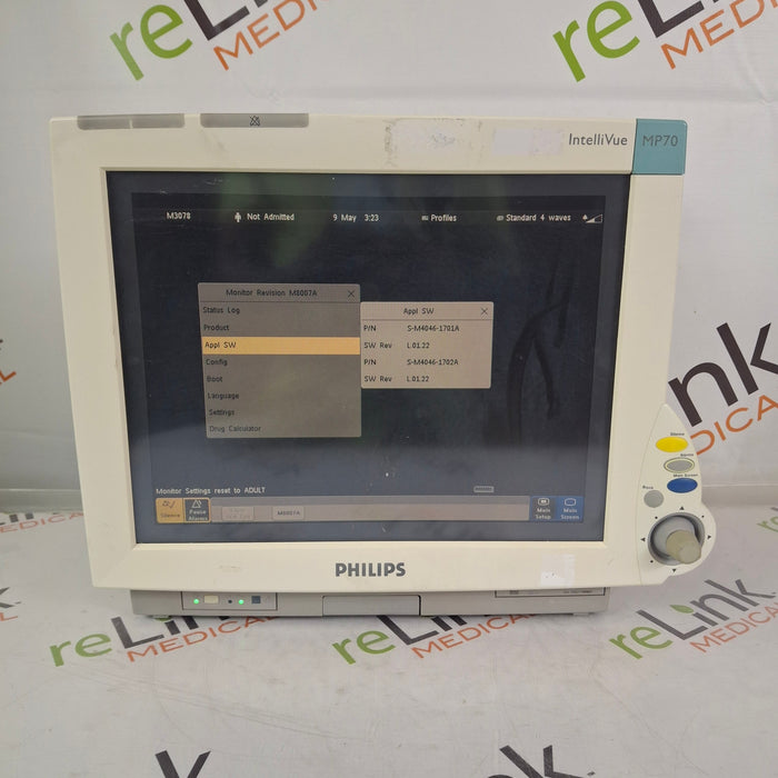 Philips IntelliVue MP70 Patient Monitor