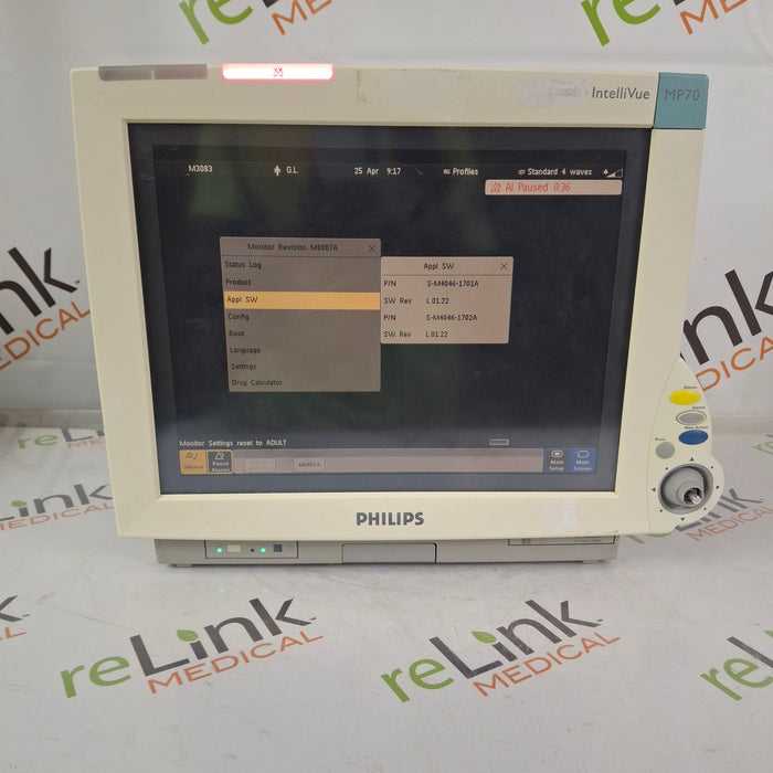 Philips IntelliVue MP70 Patient Monitor