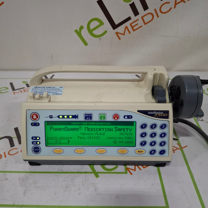 Smiths Medical Medfusion 3500 Version 5 Syringe Infusion Pump