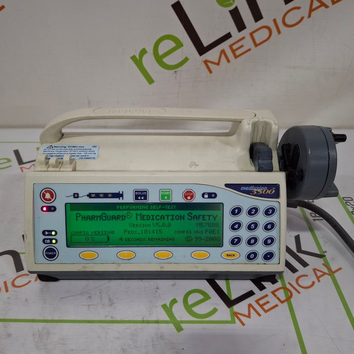 Smiths Medical Medfusion 3500 Version 5 Syringe Infusion Pump