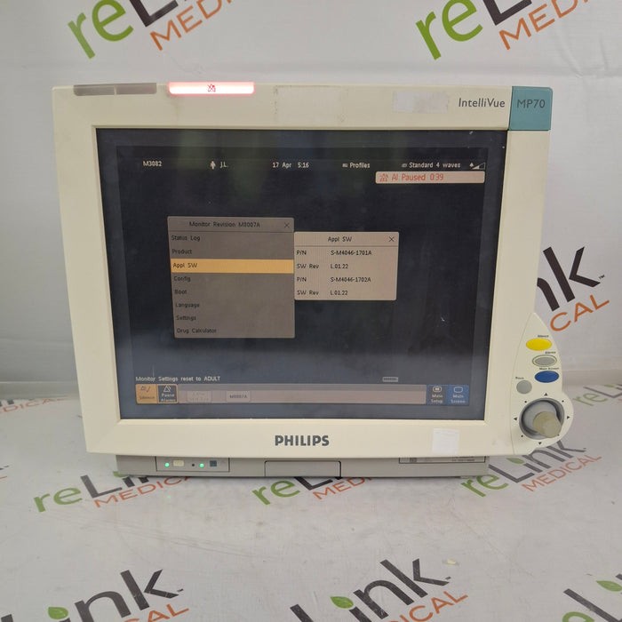 Philips IntelliVue MP70 Patient Monitor