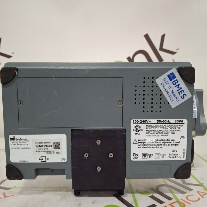 Smiths Medical Medfusion 3500 Version 6 Syringe Infusion Pump
