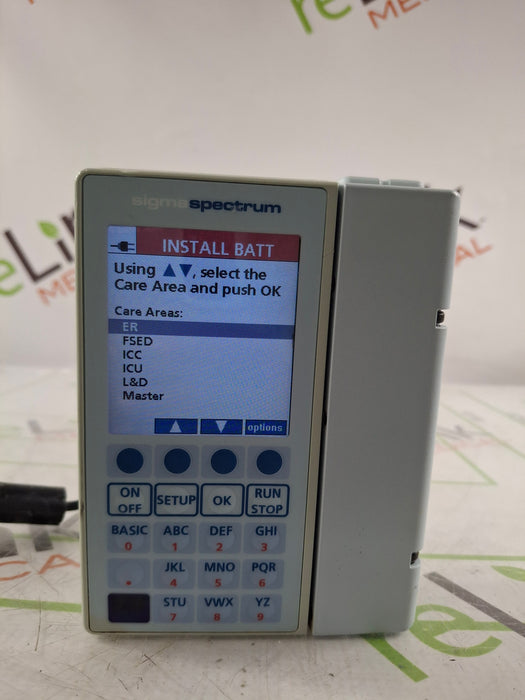 Baxter Sigma Spectrum 6.05.15 with B/G Battery Infusion Pump