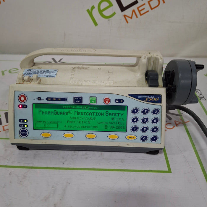 Smiths Medical Medfusion 3500 Version 5 Syringe Infusion Pump
