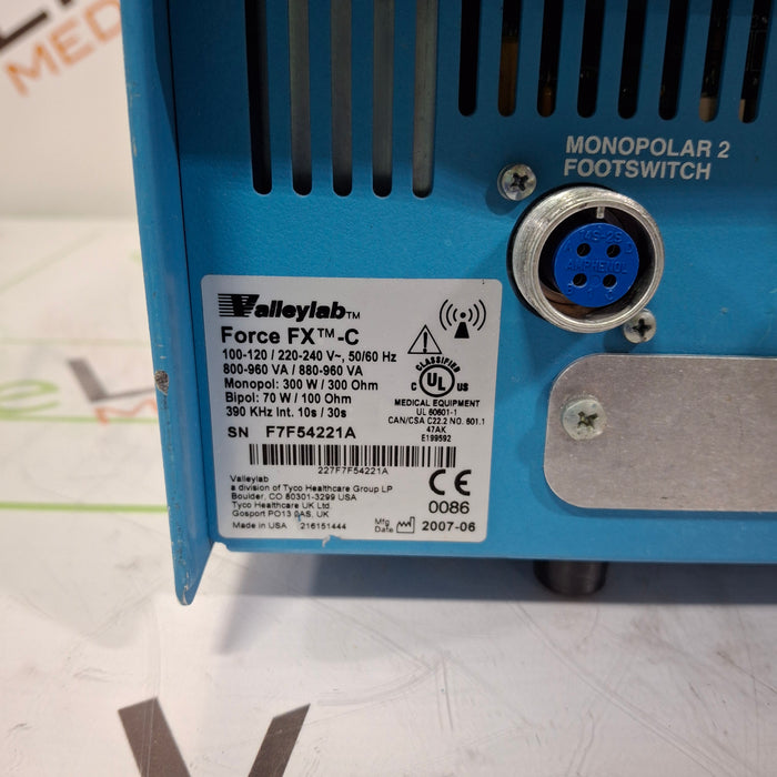 Covidien Valleylab Force FX-C Electrosurgical Generator