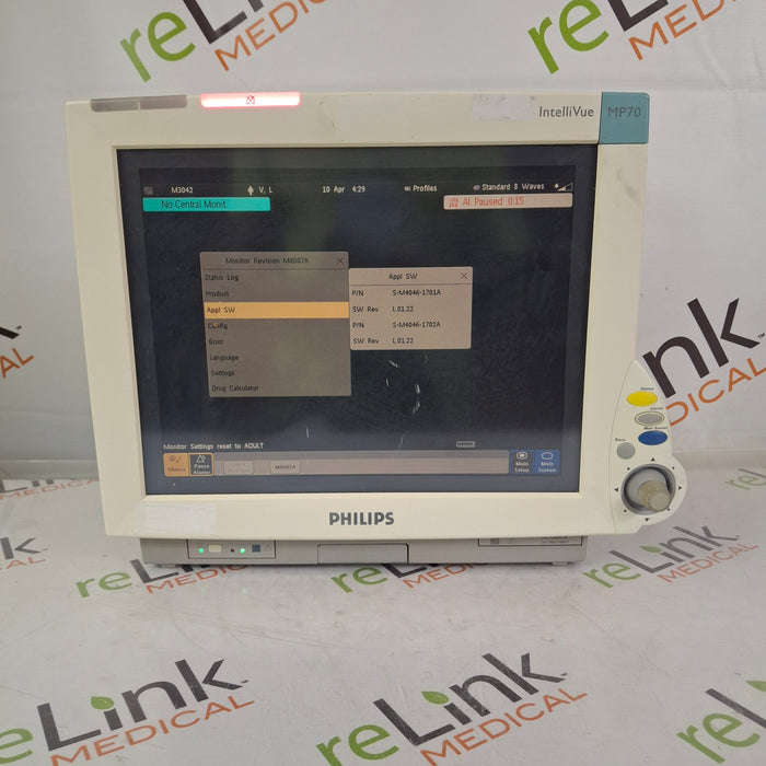 Philips IntelliVue MP70 Patient Monitor