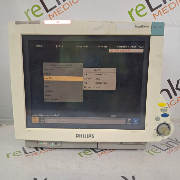 Philips IntelliVue MP70 Patient Monitor