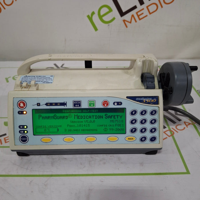 Smiths Medical Medfusion 3500 Version 5 Syringe Infusion Pump