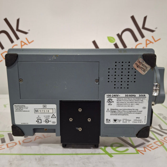 Smiths Medical Medfusion 3500 Version 5 Syringe Infusion Pump