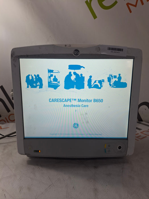 GE Healthcare Carescape B650 Anesthesia Care Patient Monitor