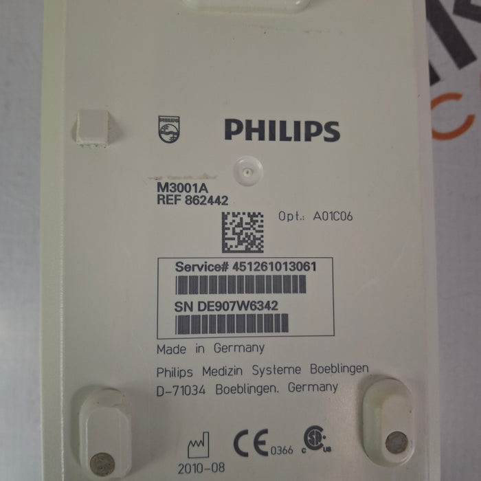 Philips M3001A-A01C06 Fast SpO2, NIBP, ECG, Temp, IBP MMS Module