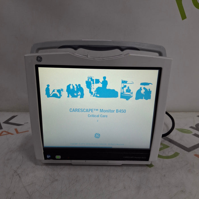 GE Healthcare Carescape B450 Critical Care Patient Monitor