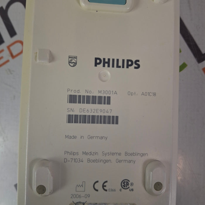 Philips M3001A-A01C18 Fast SpO2, NIBP, 12 lead ECG, Temp, IBP MMS Module