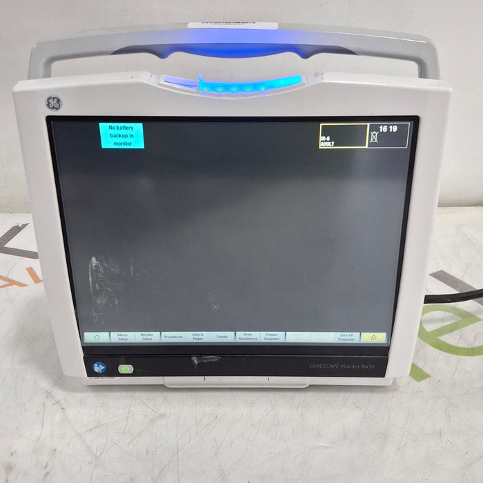 GE Healthcare Carescape B450 Critical Care Patient Monitor