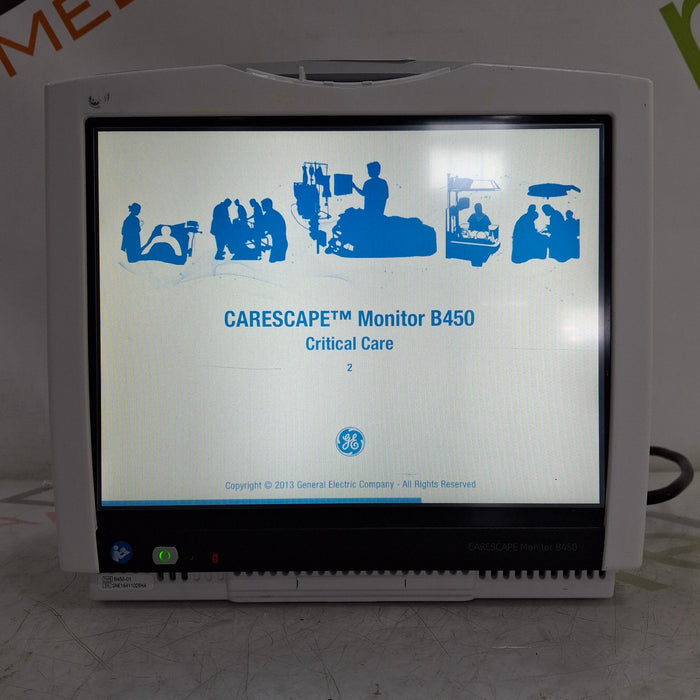 GE Healthcare Carescape B450 Critical Care Patient Monitor
