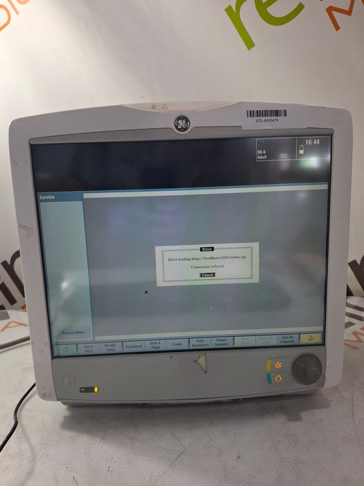 GE Healthcare Carescape B650 Emergency Care Patient Monitor