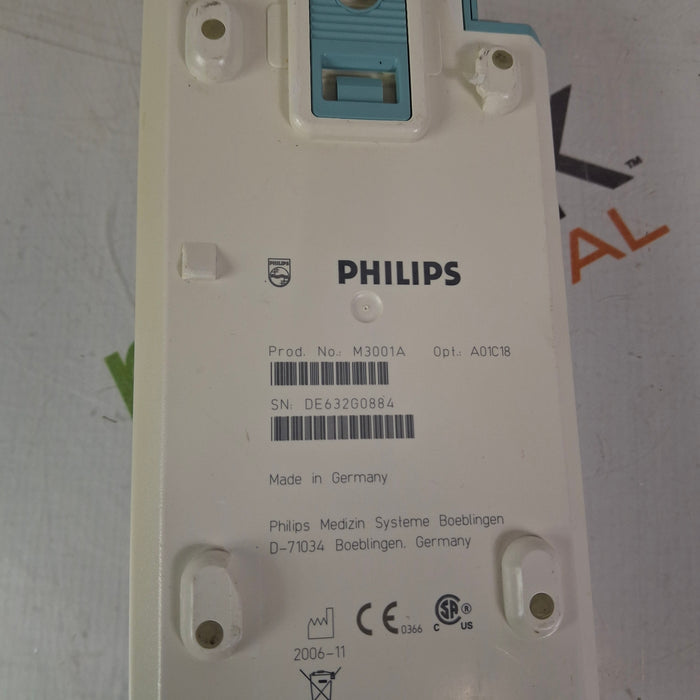 Philips M3001A-A01C18 Fast SpO2, NIBP, 12 lead ECG, Temp, IBP MMS Module
