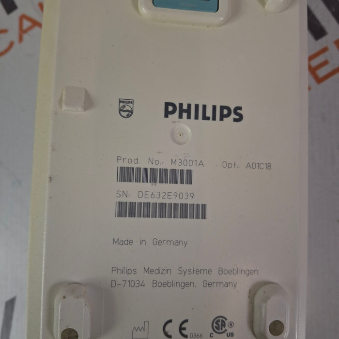 Philips M3001A-A01C18 Fast SpO2, NIBP, 12 lead ECG, Temp, IBP MMS Module