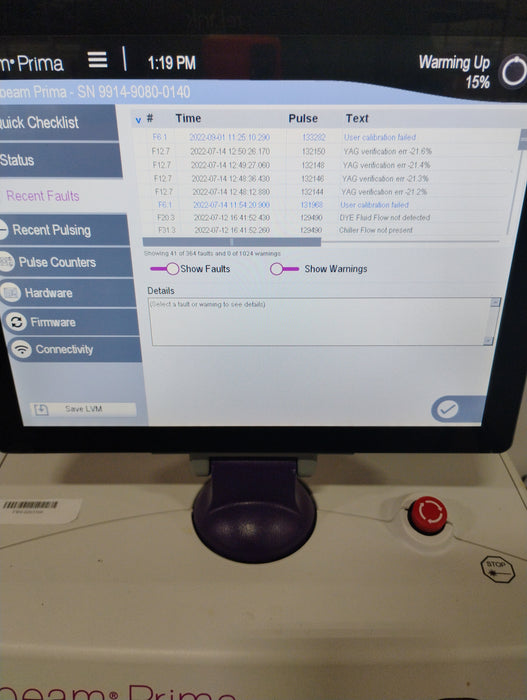 Candela Vbeam Prima Pulsed Laser