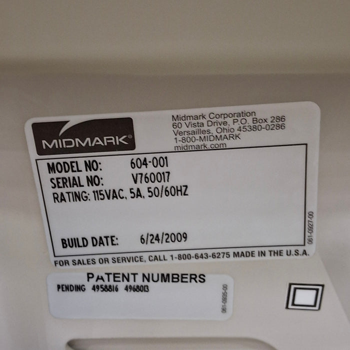 Midmark 604 Manual Examination Table