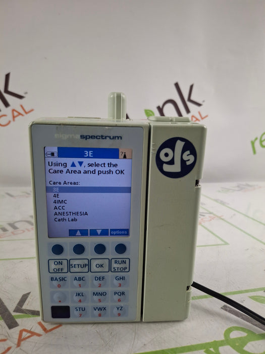 Baxter Sigma Spectrum 6.05.13 with B/G Battery Infusion Pump