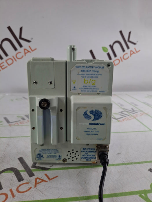 Baxter Sigma Spectrum 6.05.13 with B/G Battery Infusion Pump