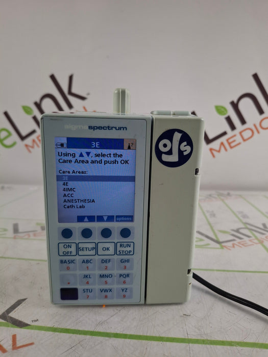 Baxter Sigma Spectrum 6.05.14 with B/G Battery Infusion Pump