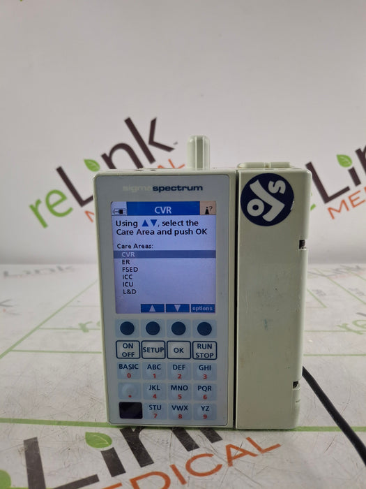 Baxter Sigma Spectrum 6.05.14 with B/G Battery Infusion Pump