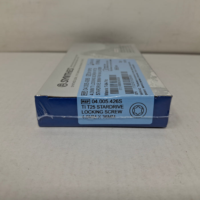 Synthes, Inc. 04.005.426S 4.0mm TI Locking Screw w/ T25 Stardrive 36mm F/IM Nail