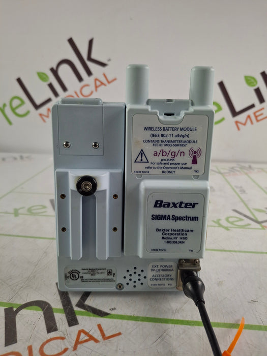 Baxter Sigma Spectrum 6.02.07 with A/B/G/N Battery Infusion Pump