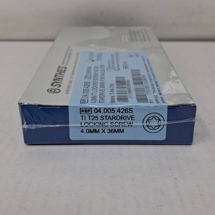 Synthes, Inc. 04.005.426S 4.0mm TI Locking Screw w/ T25 Stardrive 36mm F/IM Nail