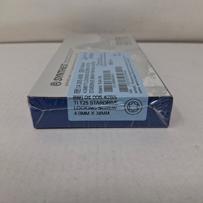 Synthes, Inc. 04.005.428S 4.0mm TI Locking Screw w/ T25 Stardrive 38mm F/IM Nail