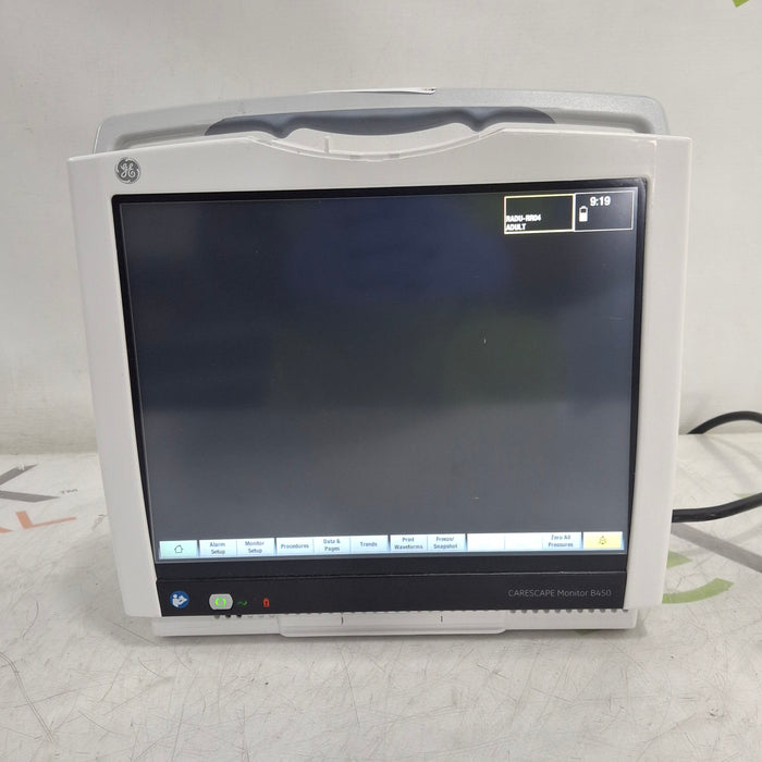 GE Healthcare Carescape B450 Critical Care Patient Monitor