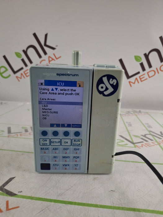 Baxter Sigma Spectrum 6.05.14 with B/G Battery Infusion Pump