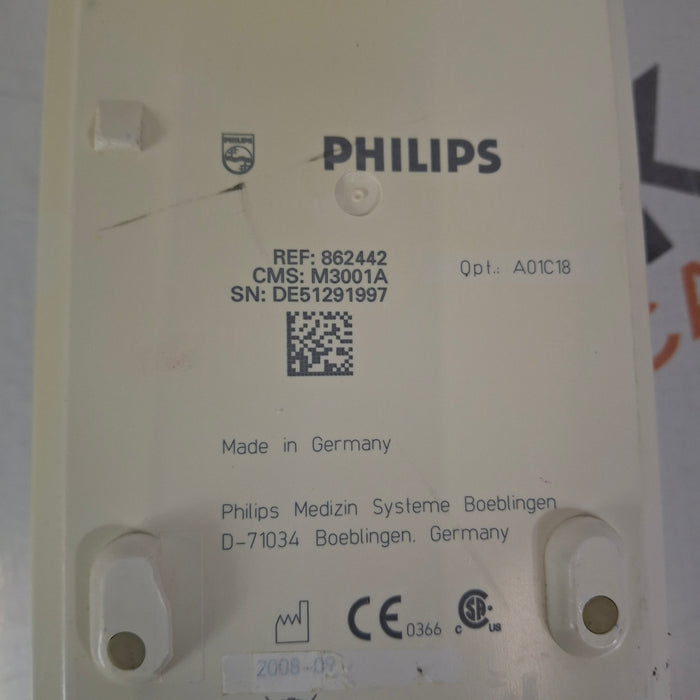 Philips M3001A-A01C18 Fast SpO2, NIBP, 12 lead ECG, Temp, IBP MMS Module