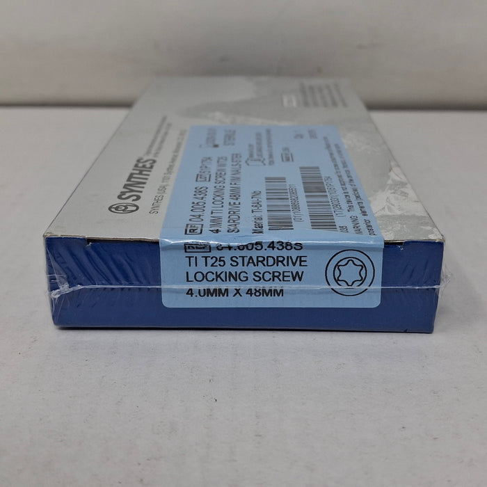 Synthes, Inc. 04.005.438S 4.0mm TI Locking Screw w/ T25 Stardrive 48mm F/IM Nail