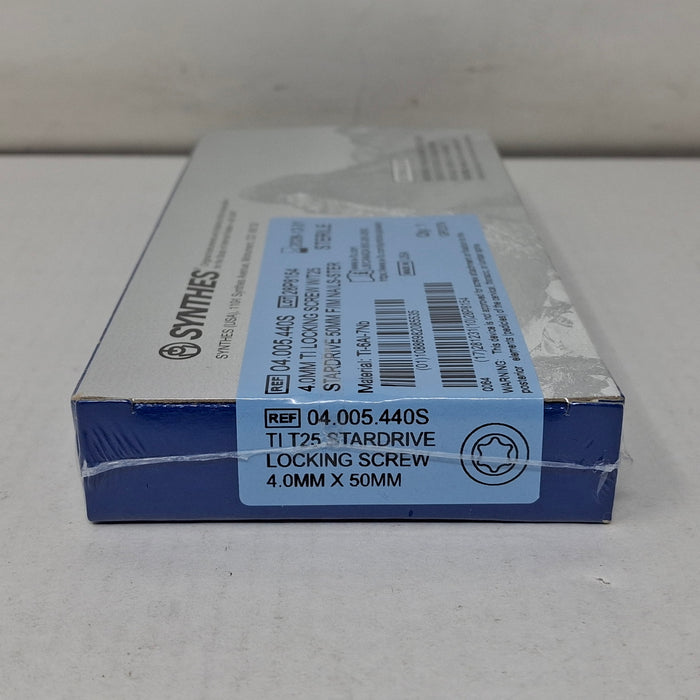 Synthes, Inc. 04.005.440S 4.0mm TI Locking Screw w/ T25 Stardrive 50mm F/IM Nail
