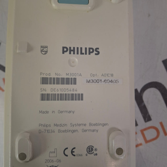 Philips M3001A-A01C18 Fast SpO2, NIBP, 12 lead ECG, Temp, IBP MMS Module