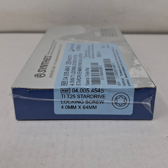 Synthes, Inc. 04.005.454S 4.0mm TI Locking Screw w/ T25 Stardrive 64mm F/IM Nail