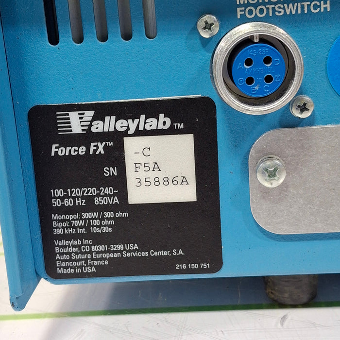 Covidien Valleylab Force FX-C Electrosurgical Generator