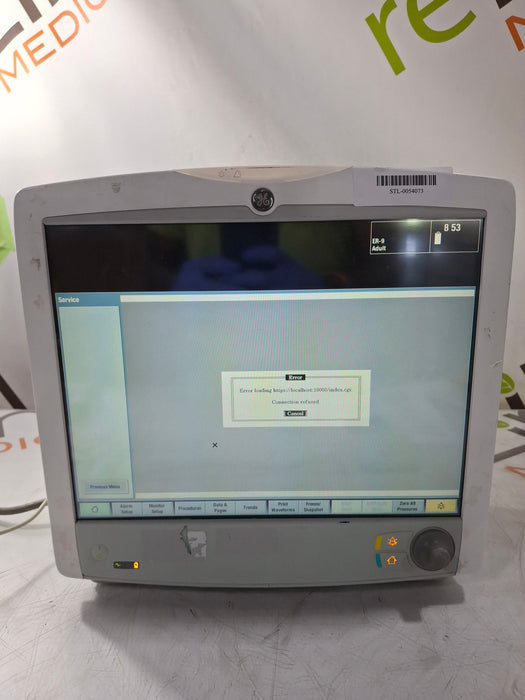 GE Healthcare Carescape B650 Emergency Care Patient Monitor