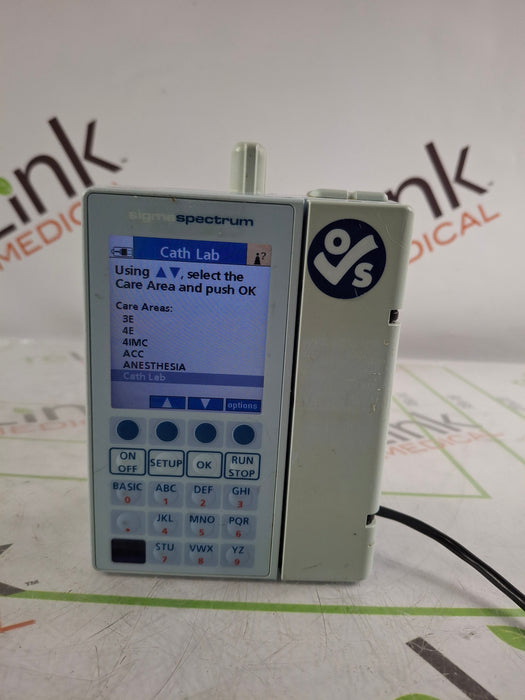 Baxter Sigma Spectrum 6.05.14 with B/G Battery Infusion Pump