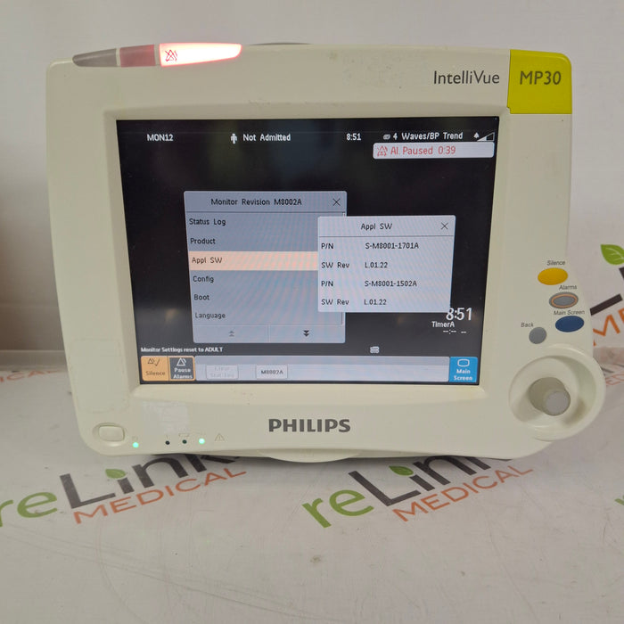 Philips IntelliVue MP30 Patient Monitor