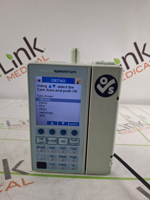 Baxter Sigma Spectrum 6.05.14 with B/G Battery Infusion Pump