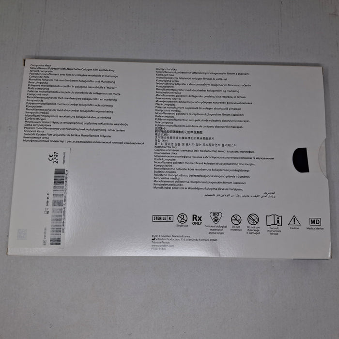 Covidien SYM12 Symbotex Composite Mesh, 12cm