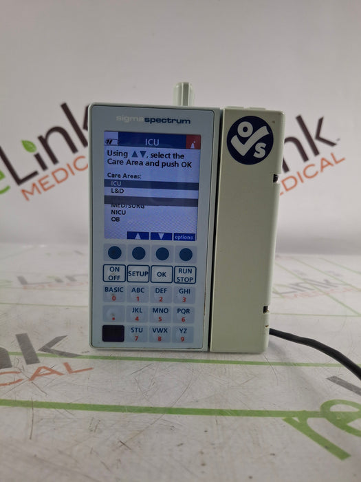 Baxter Sigma Spectrum 6.05.14 with B/G Battery Infusion Pump