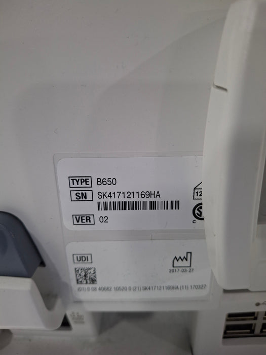 GE Healthcare Carescape B650 Post Anesthesia Care Patient Monitor
