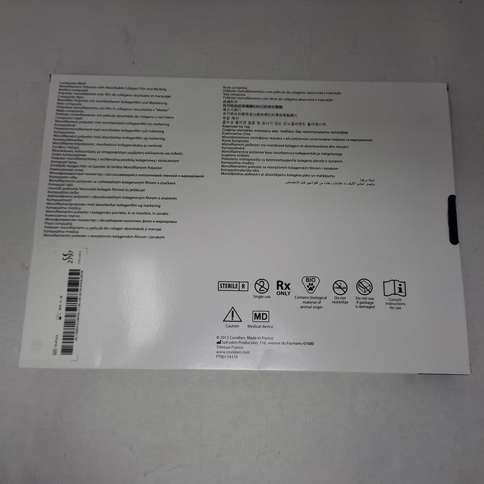 Covidien SYM2015 Symbotex Composite Mesh, 20cm x 15cm