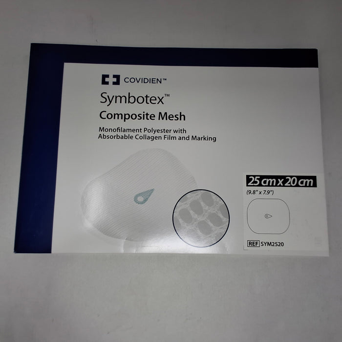 Covidien SYM2520 Symbotex Composite Mesh, 25cm x 20cm