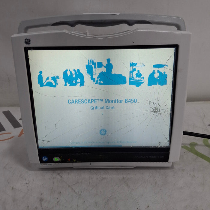 GE Healthcare Carescape B450 Critical Care Patient Monitor